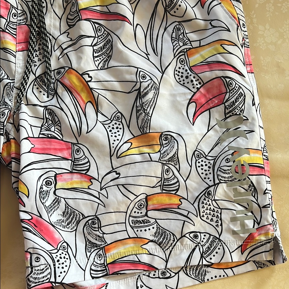 Tropical Toucan Hurley X Swim Shorts - Picture 3 of 7